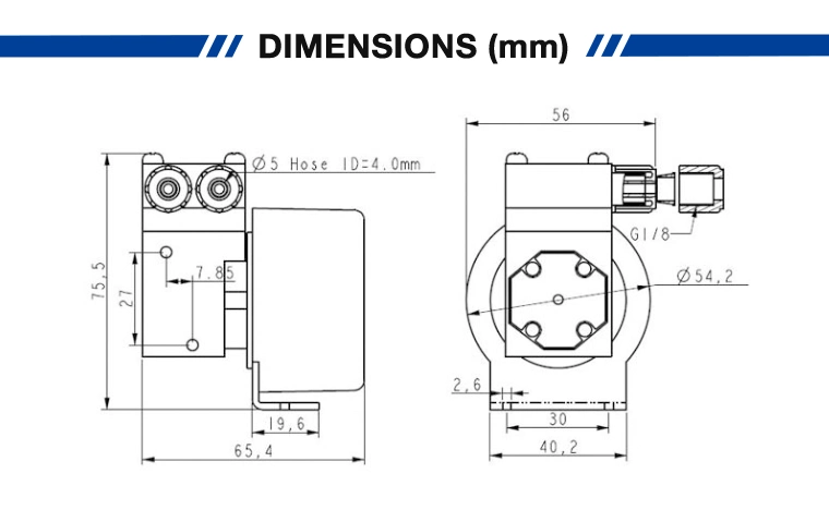 Diaphragm 12V 24V DC Brushless Silent Air Vacuum Pump for Oxyhydrogen Generator